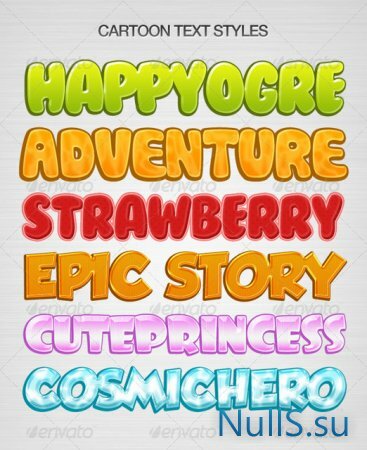 GraphicRiver Kids Text Layer Style